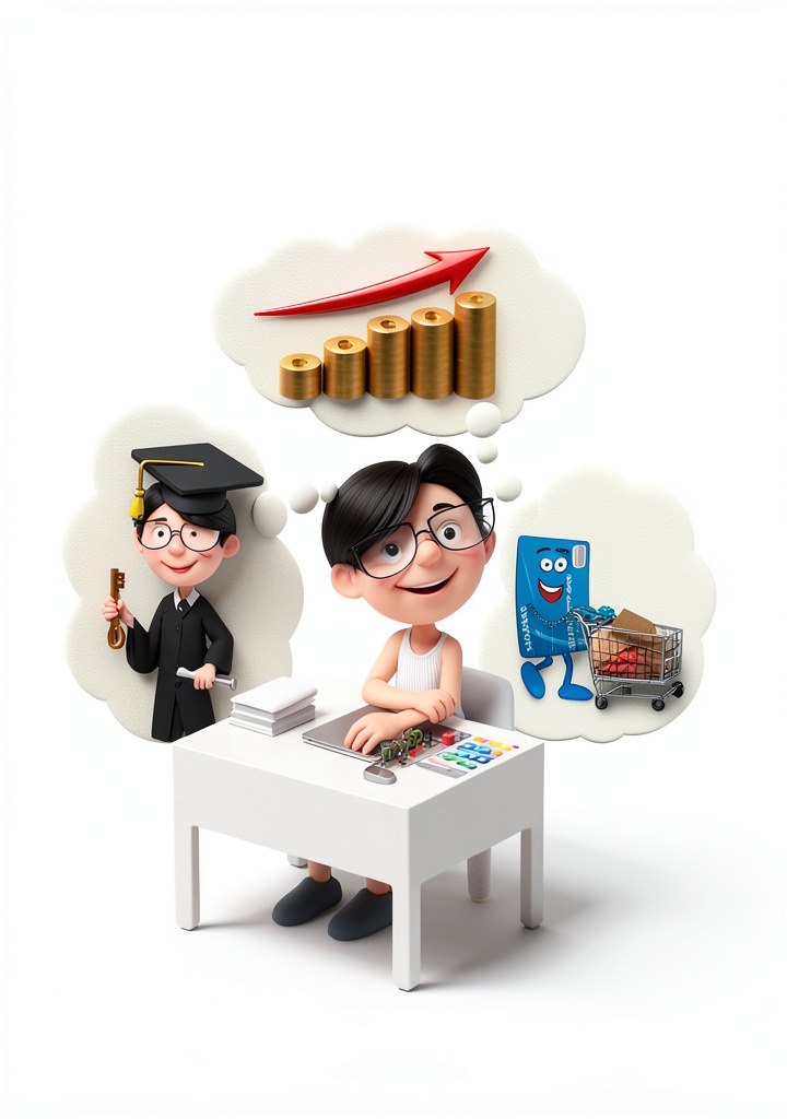 Children reading the money book on a tablet