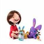 Childrens Money Book Rabbit Stories Preschool Learning-0