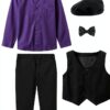 A&J DESIGN Boys Formal Suit Cotton Tuxedo Wedding Party-3
