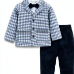 Baby Boys Corduroy Tuxedo Cotton Blend Formal Outfit-0