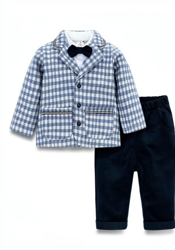 Baby Boys Corduroy Tuxedo Cotton Blend Formal Outfit-0