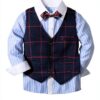 Baby Boys Tuxedo Formal Wear Suit Set 4.5 Star Rated-4