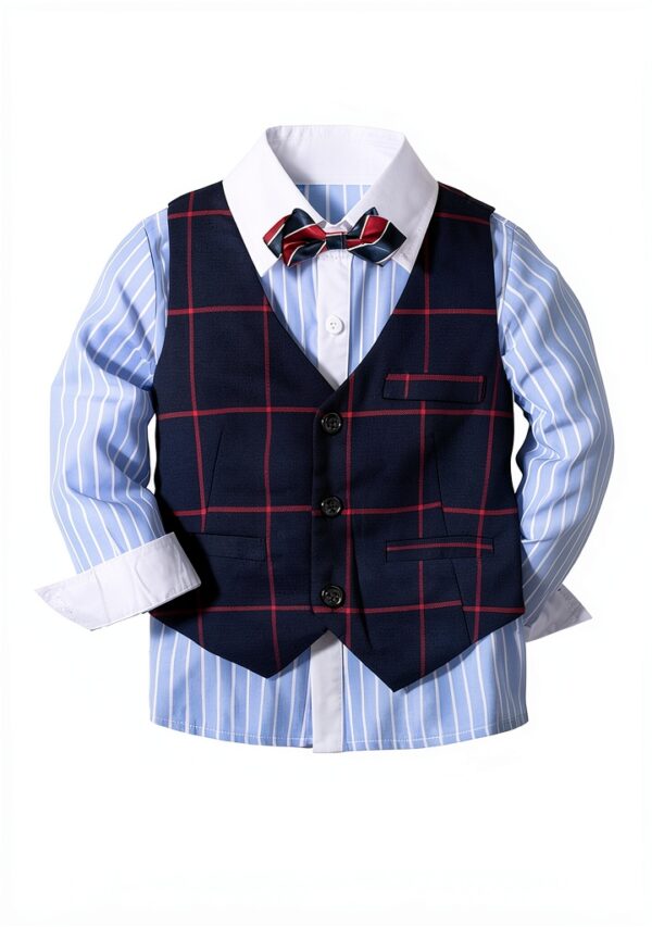 Baby Boys Tuxedo Formal Wear Suit Set 4.5 Star Rated-4