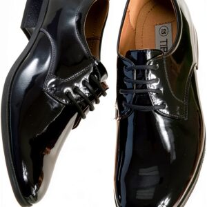 Tip Top Boys Tuxedo Shoes Black Formal Sizes Infant Toddler-0