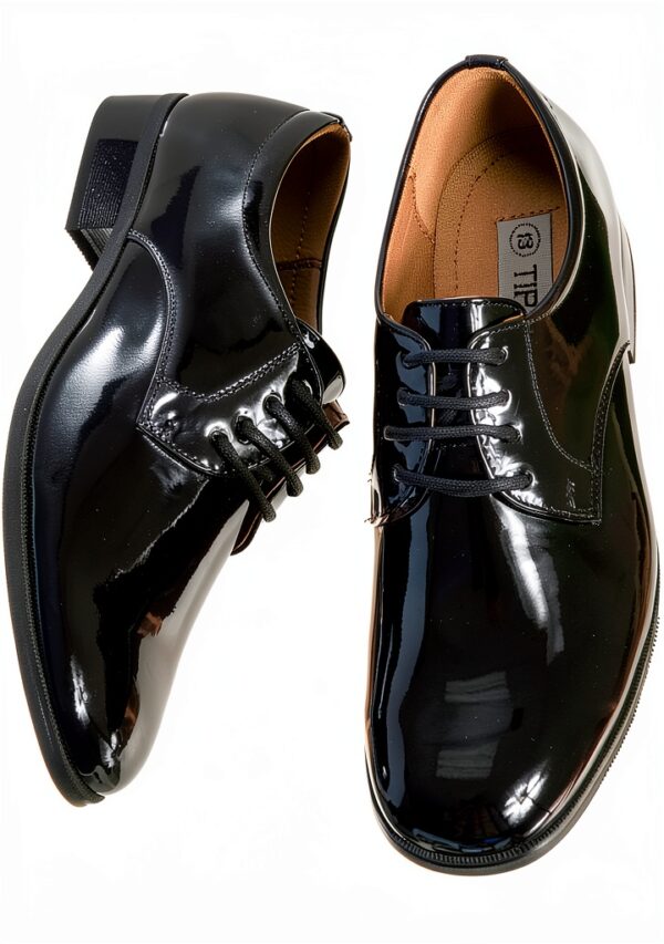 Tip Top Boys Tuxedo Shoes Black Formal Sizes Infant Toddler-0