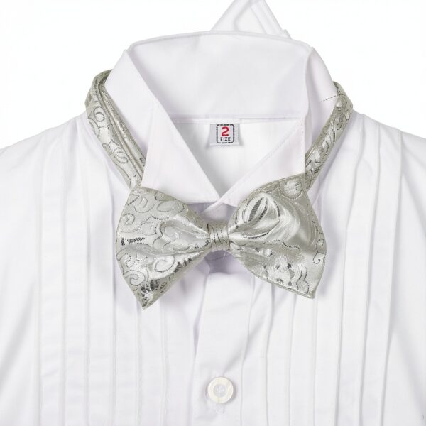 Boys Tuxedo Suit White 2-3T Polyester Formal Wear-4