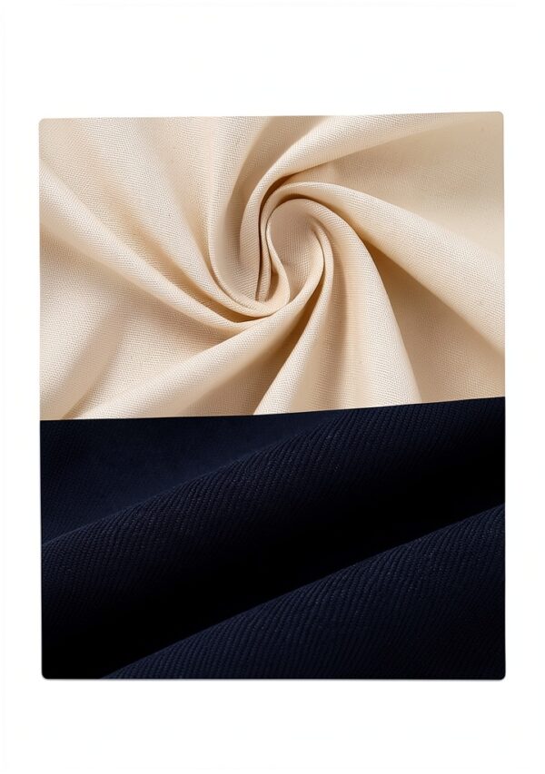 Boys Wedding Outfit Cotton Tuxedo with Bow Tie Suspenders-5