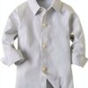 Baby Boy Christening Suit Bowtie Shirt Suspenders Pants Set-1