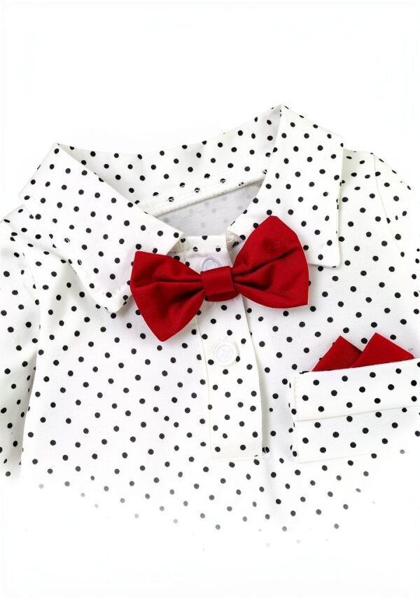 Baby Boys Cotton Blend Tuxedo Suit Formal Outfit 0-18 Months-2