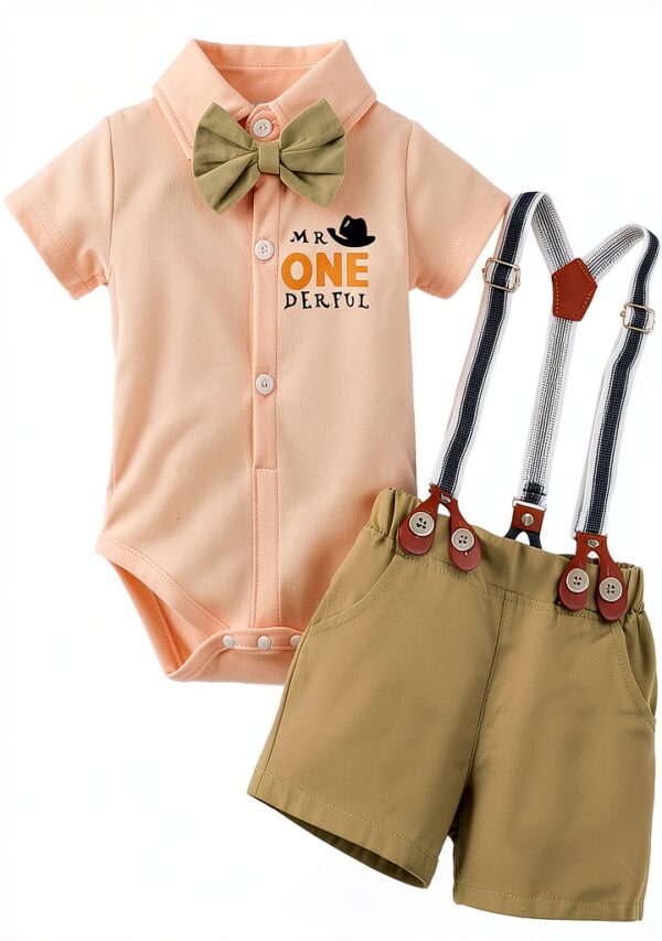 Baby Boy Suit B Cotton Blend Formal Outfit 6-12 Months-0