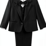 Dressy Daisy Boys Tuxedo Suit Set Polyester Cotton Formal-0