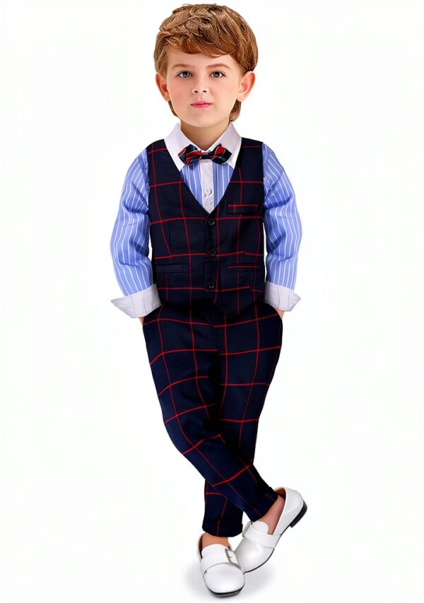 Baby Boys Tuxedo Formal Wear Suit Set 4.5 Star Rated-0