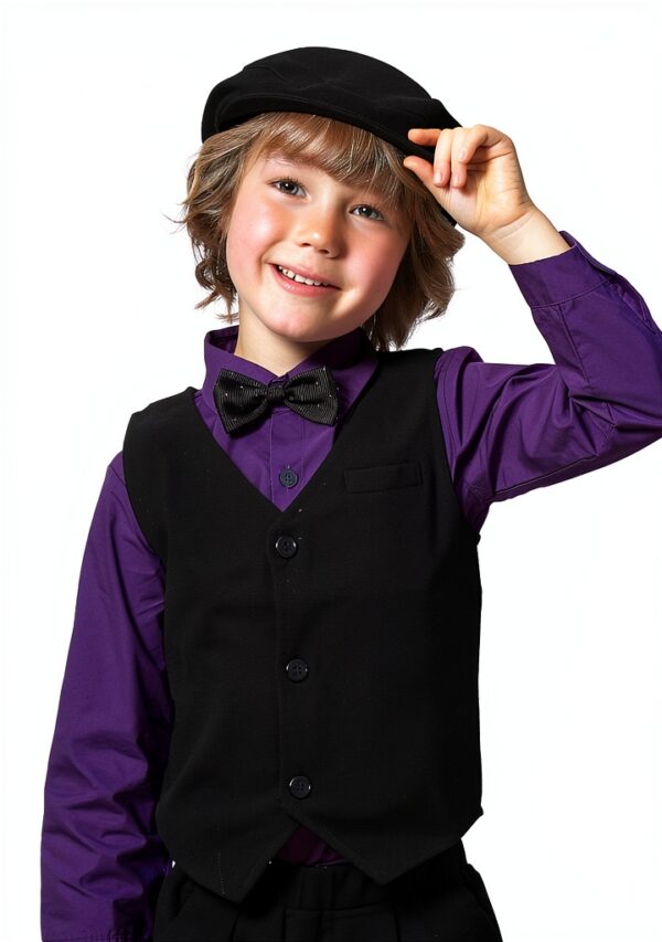 A&J DESIGN Boys Formal Suit Cotton Tuxedo Wedding Party-2